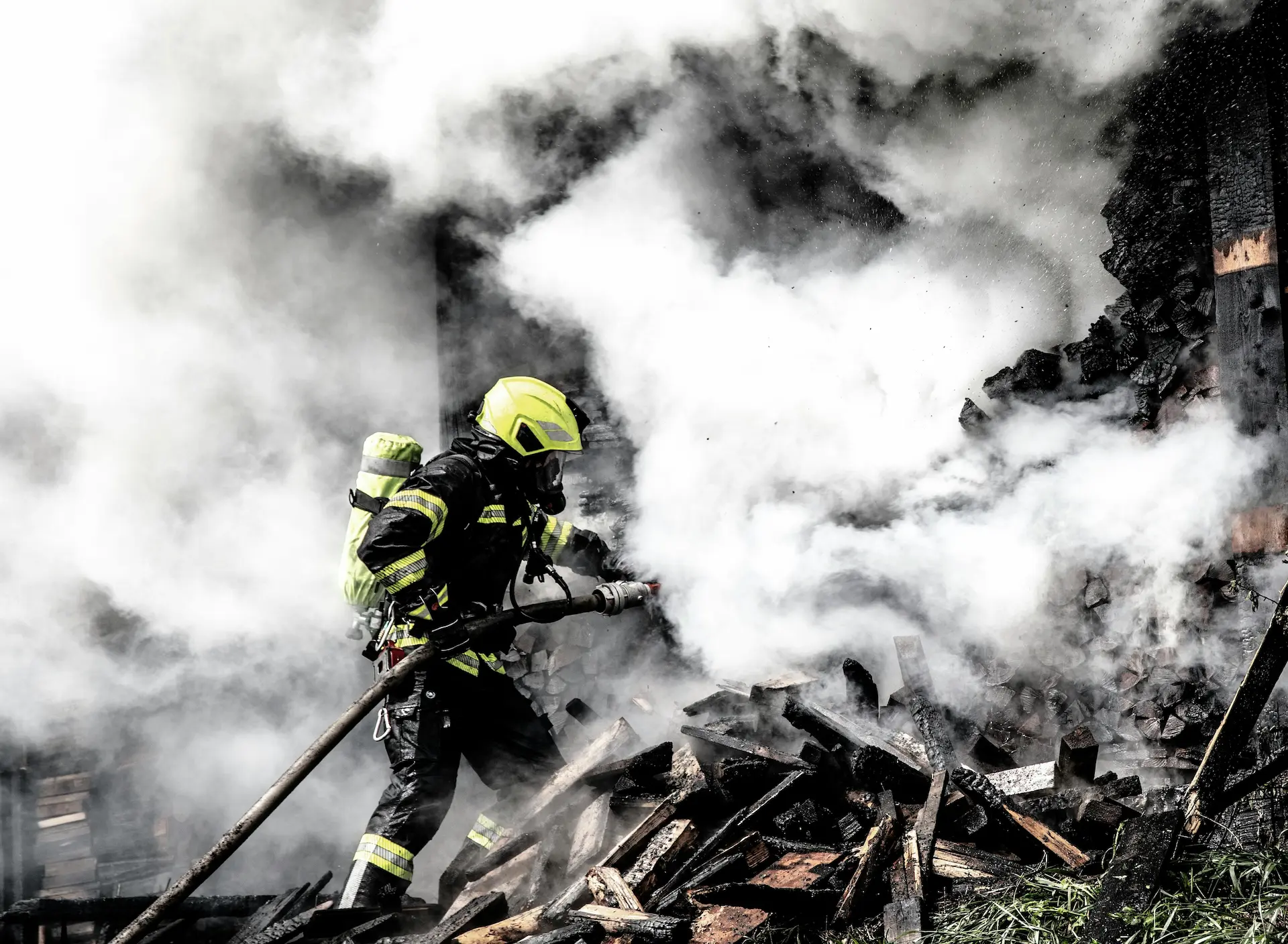 Incendie maison